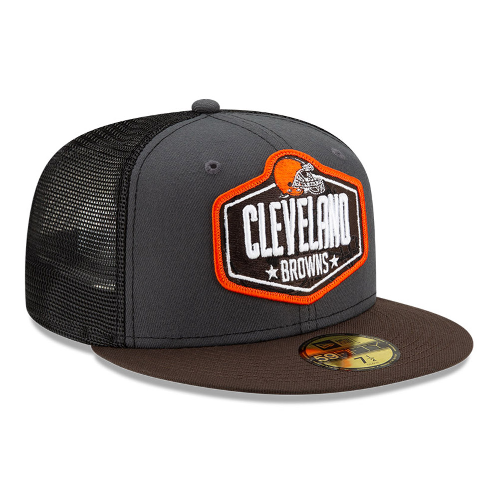 Cleveland Browns NFL Draft Grey 59FIFTY Cap