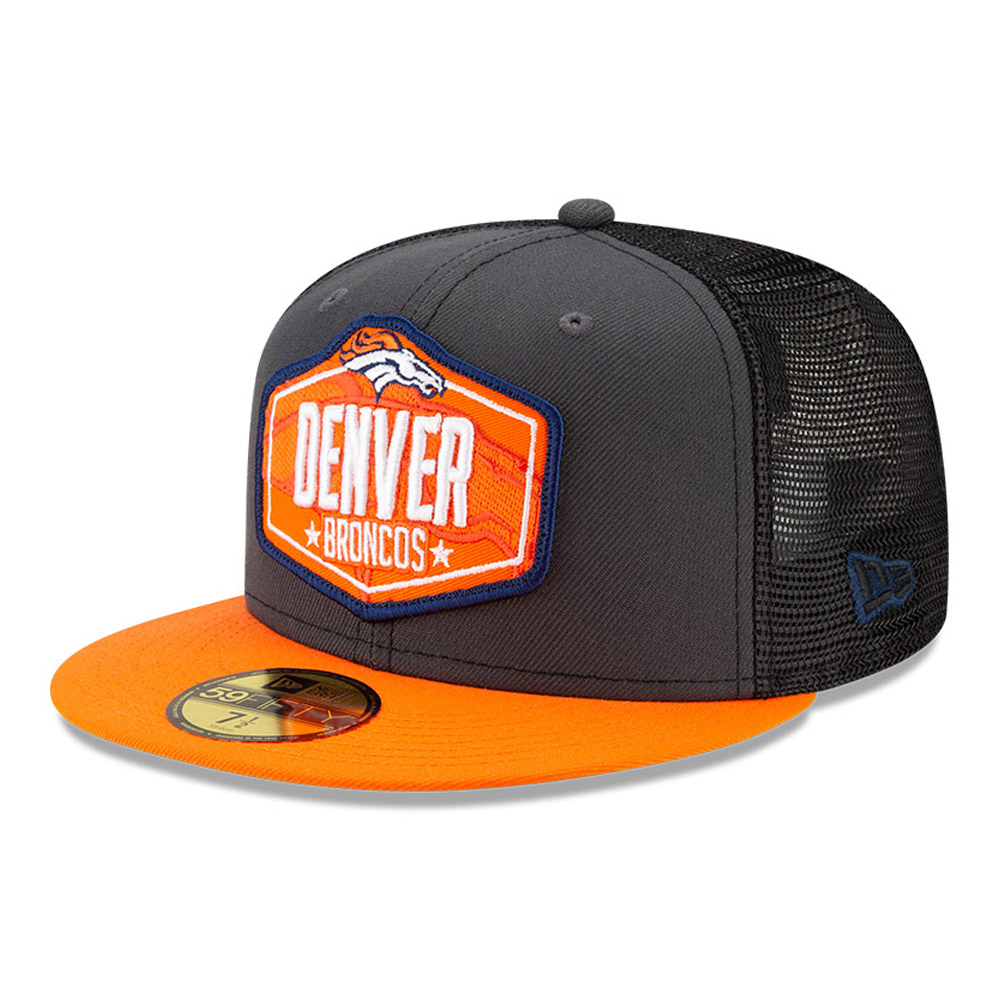 Denver Broncos NFL Draft Grey 59FIFTY Cap