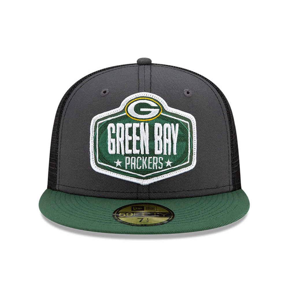 Green Bay Packers NFL Draft Gris 59FIFTY Cap
