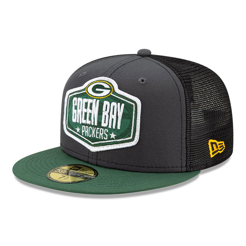 Green Bay Packers NFL Draft Grey 59FIFTY Gorra