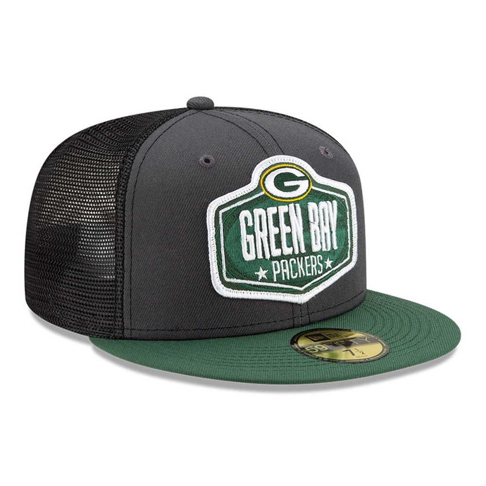 Green Bay Packers NFL Draft Grau 59FIFTY Cap