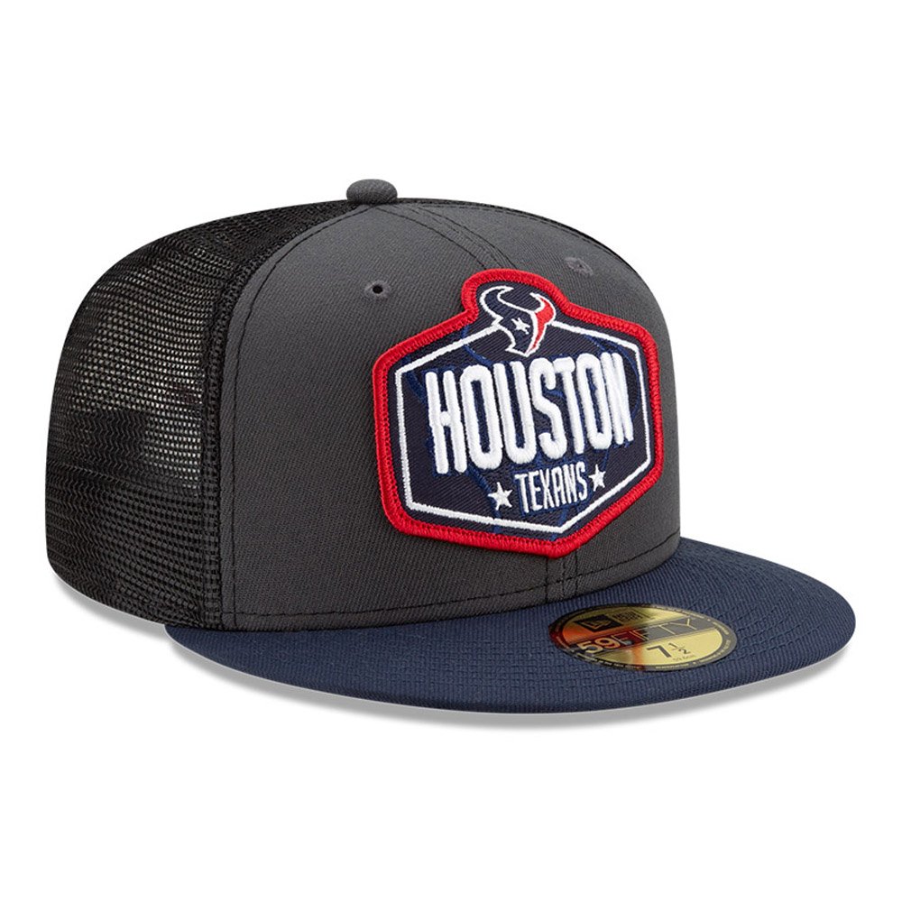 Houston Texans NFL Draft Grau 59FIFTY Cap