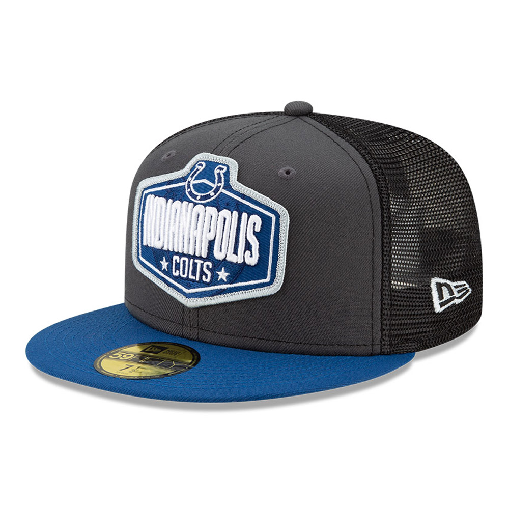 Indianapolis Colts NFL Draft Grey 59FIFTY Gorra