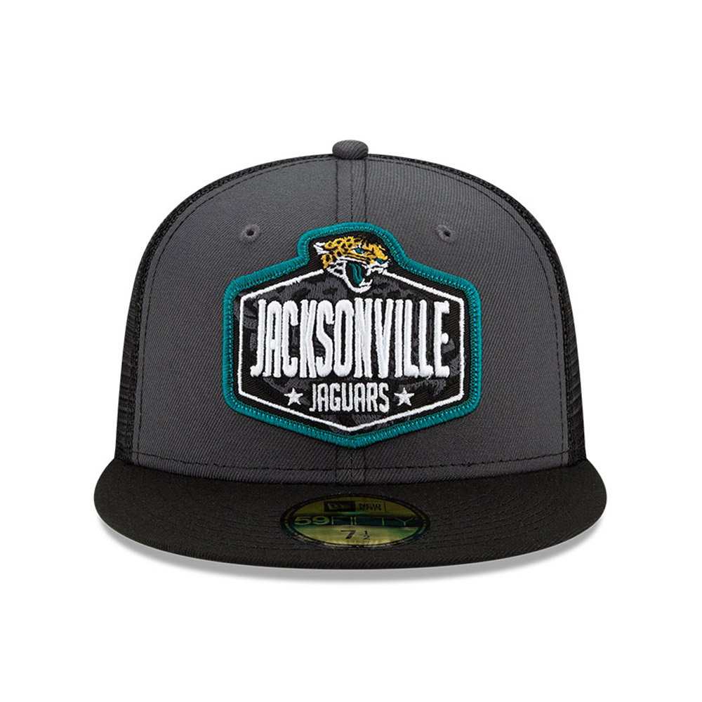 Jacksonville Jaguars NFL Draft Grey 59FIFTY Cap