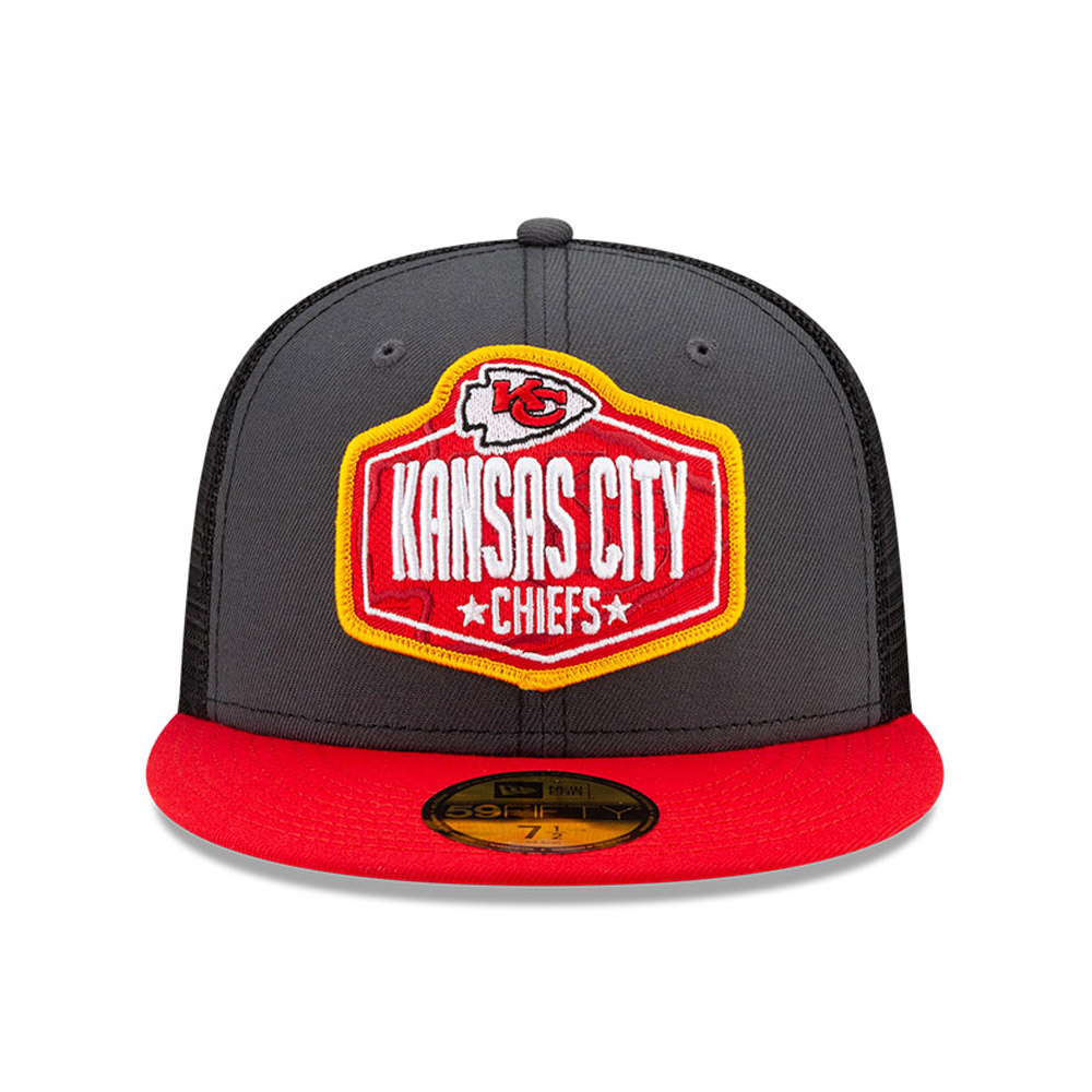 Kansas City Chiefs NFL Draft Grigio 59FIFTY Cap