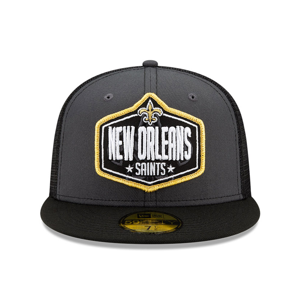 New Orleans Saints NFL Draft Grey 59FIFTY Gorra