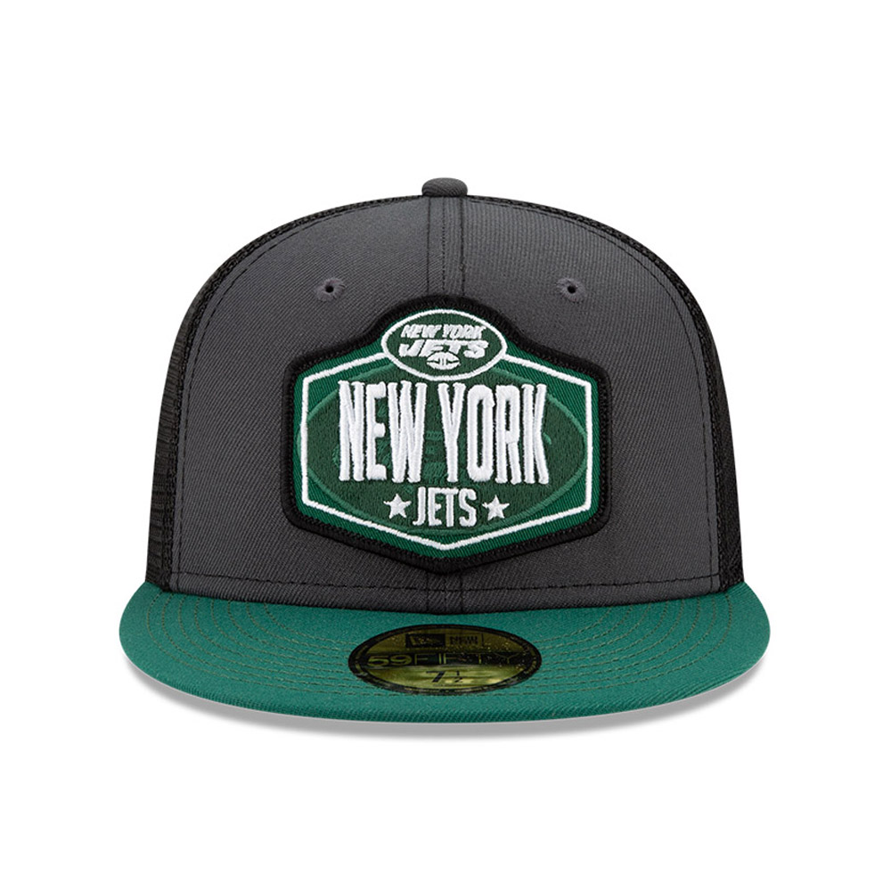 New York Jets NFL Draft Grau 59FIFTY Cap