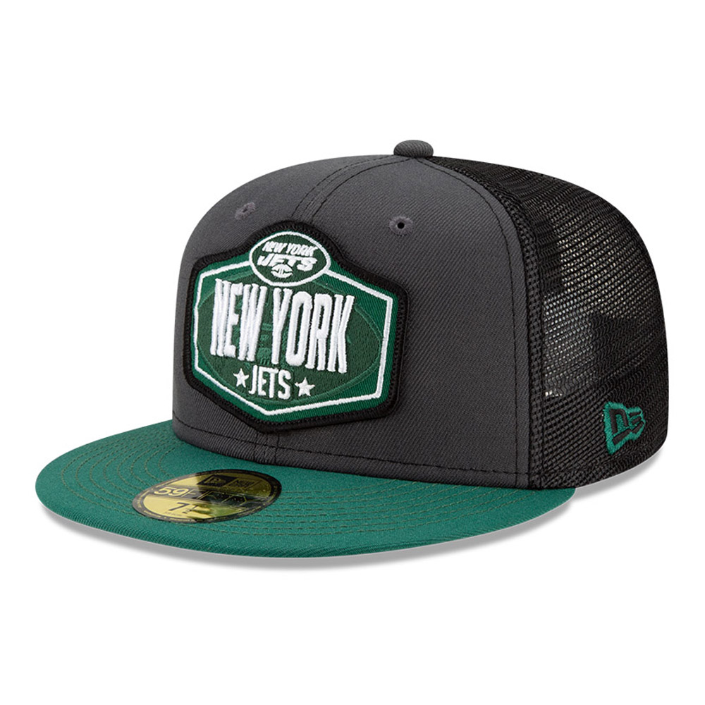 New York Jets NFL Draft Grau 59FIFTY Cap