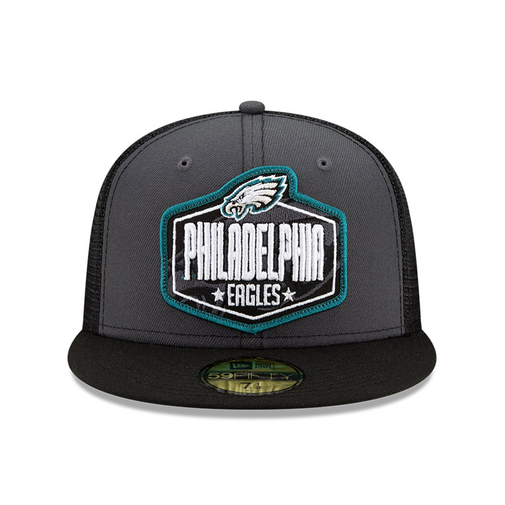 Philadelphia Eagles NFL Draft Grey 59FIFTY Gorra