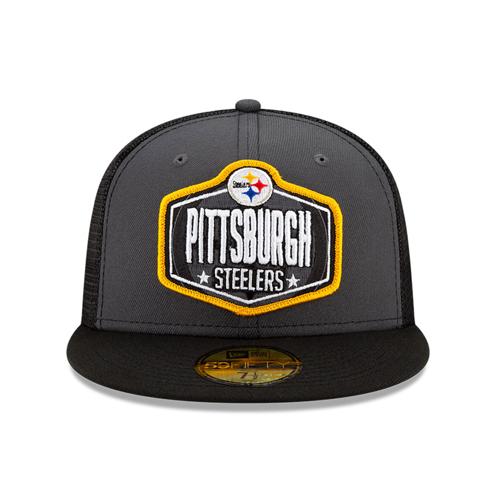 59FIFTY – Pittsburgh Steelers – NFL Draft – Kappe in Grau