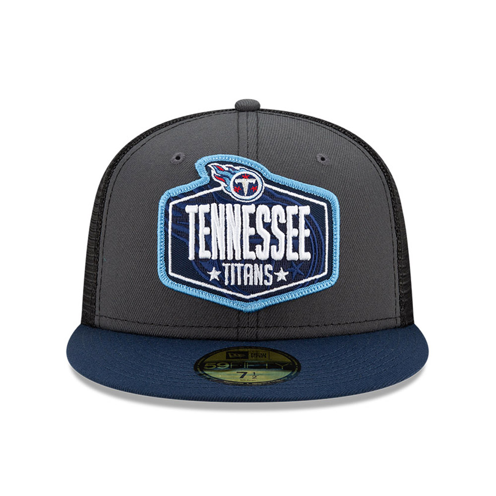 Tennessee Titans NFL Draft Grau 59FIFTY Cap
