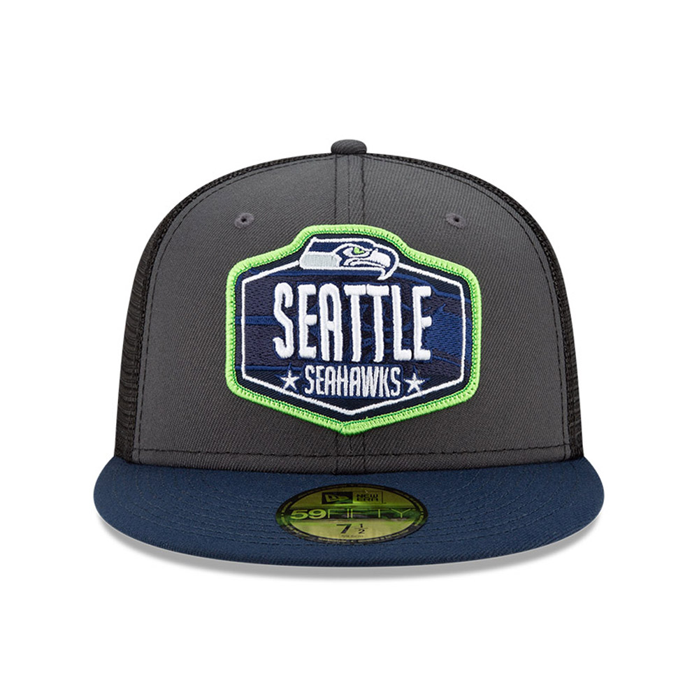 Seattle Seahawks NFL Draft Grey 59FIFTY Gorra