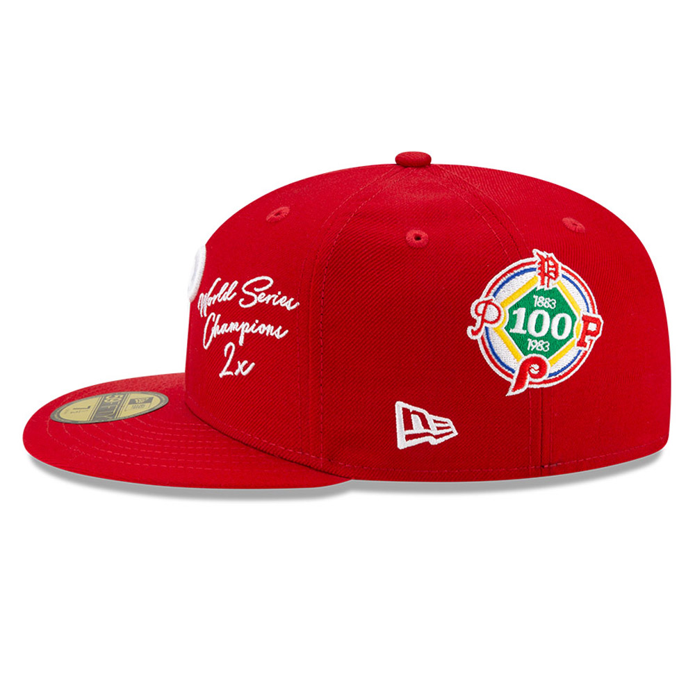 Cappellino 59FIFTY Fitted Philadelphia Phillies MLB Icon Rosso