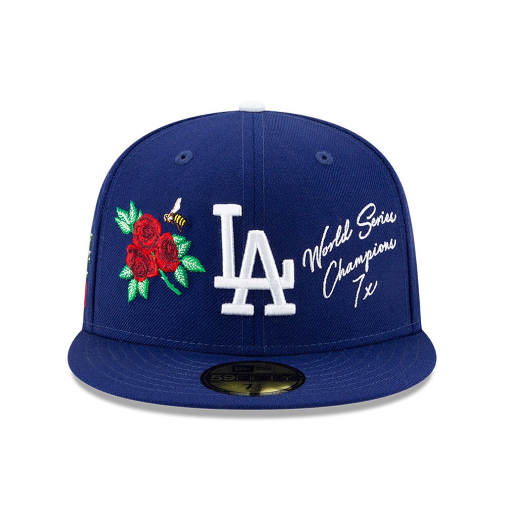LA Dodgers MLB Icon Blue 59FIFTY Fitted Cap