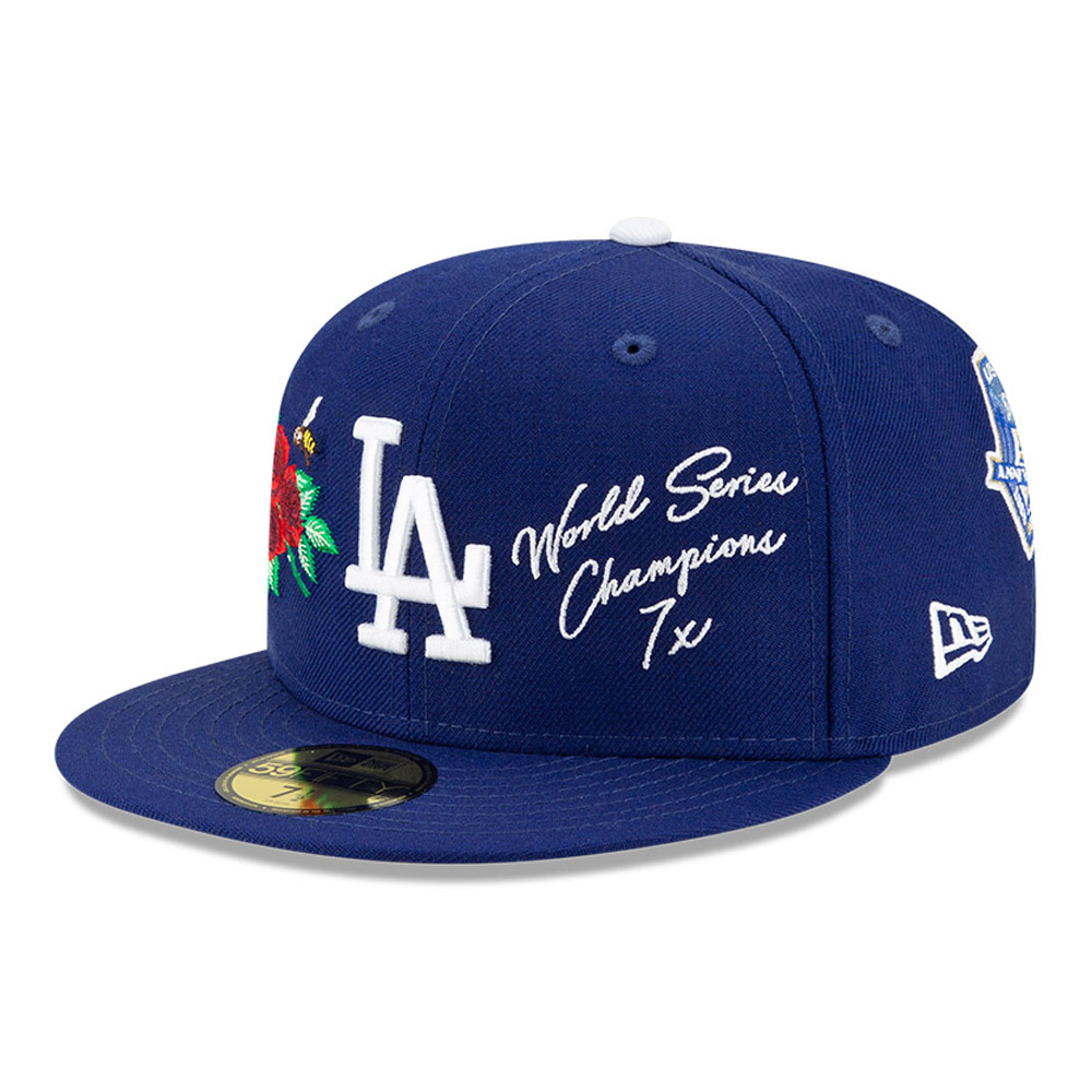 LA Dodgers MLB Icon Blue 59FIFTY Fitted Cap