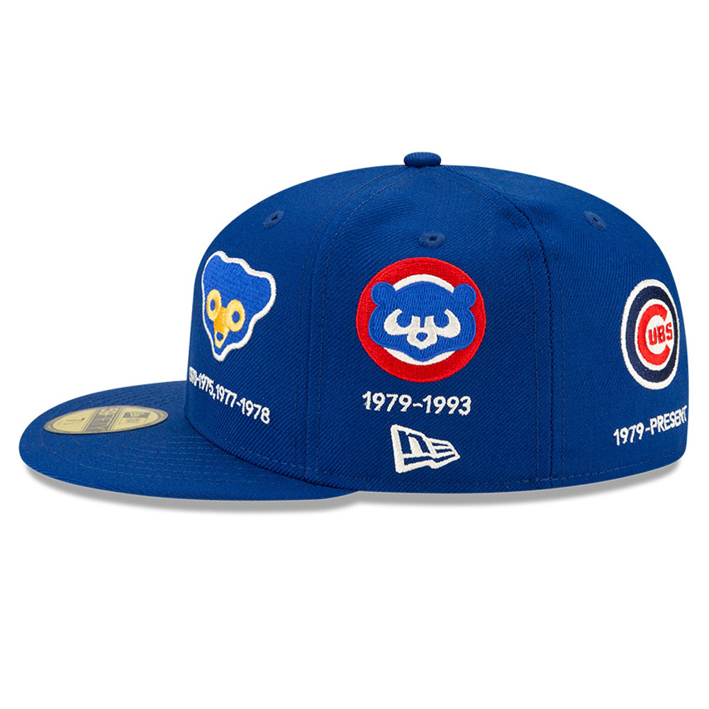 59FIFTY – Chicago Cubs – MLB Logo Progression – Kappe in Blau