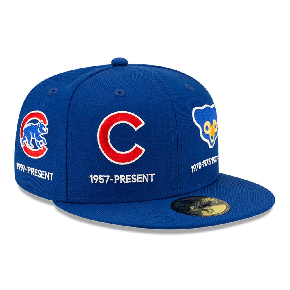 Gorra Chicago Cubs MLB Logo Progression 59FIFTY, azul