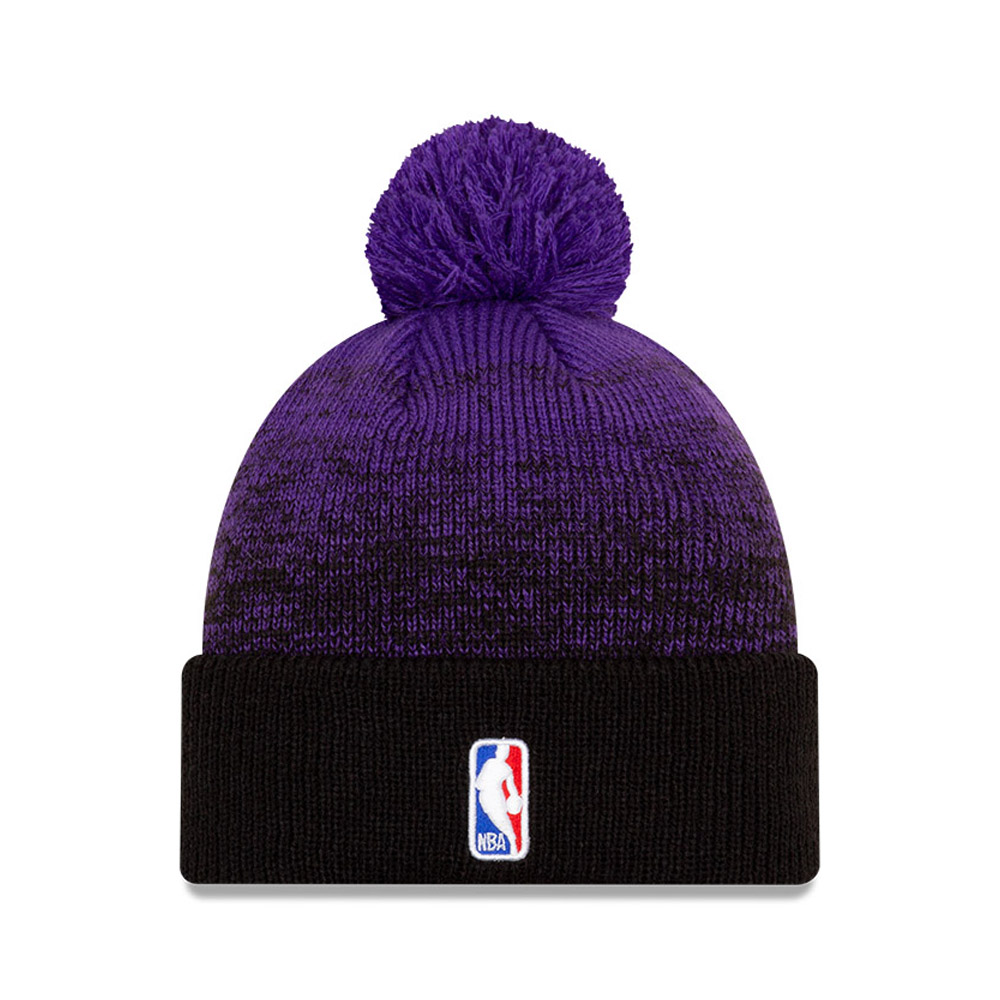 LA Lakers NBA Back Half Purple Beanie Hut