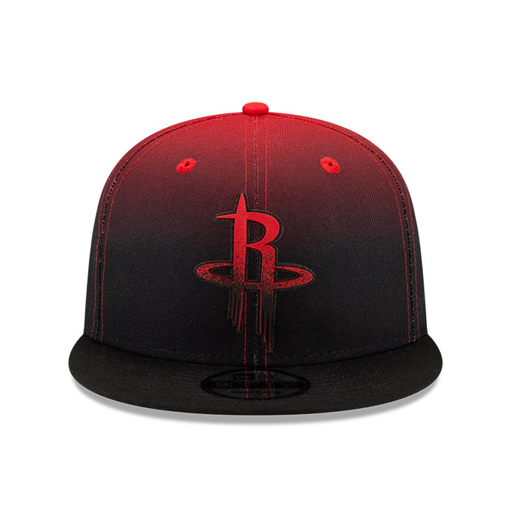 Houston Rockets Hat Cap Strap Back Gray Red NBA Basketball Mens