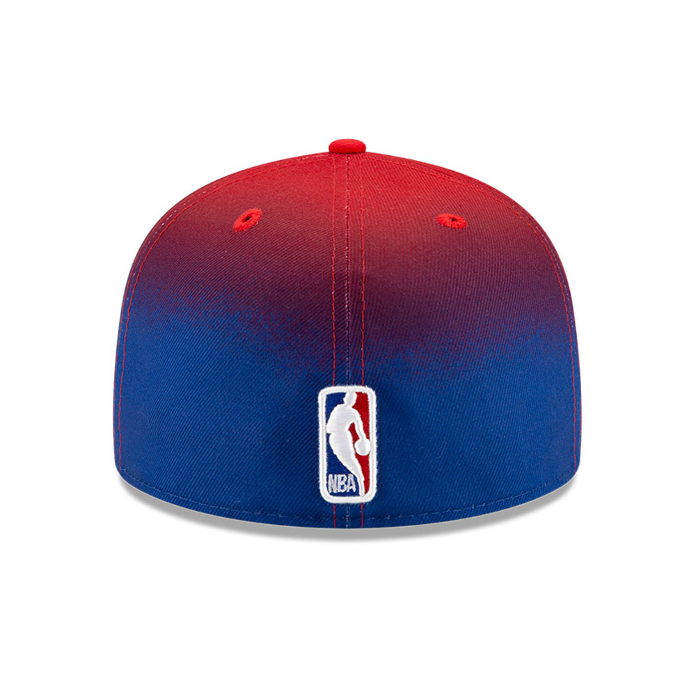 Detroit Pistons NBA Back Half Blue 59FIFTY Cap