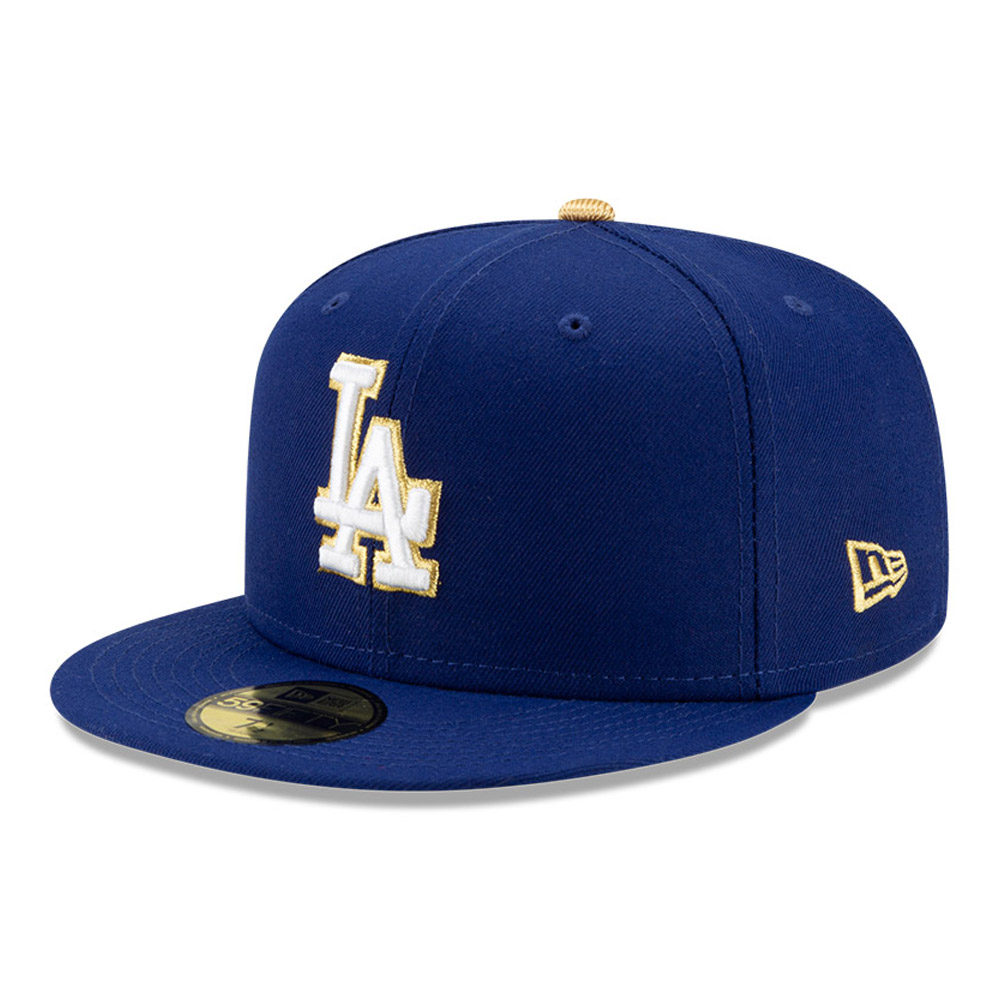 Casquette 59FIFTY LA Dodgers MLB Gold, bleue