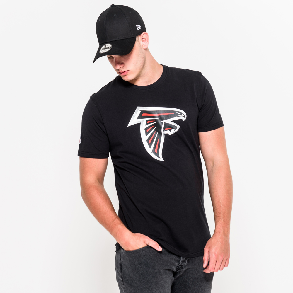 Atlanta Falcons Team Logo Black T-Shirt