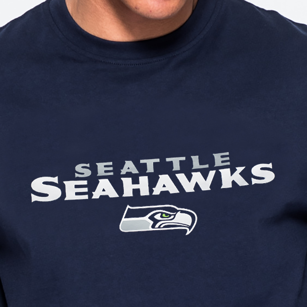 Felpa girocollo Seattle Seahawks Team Navy