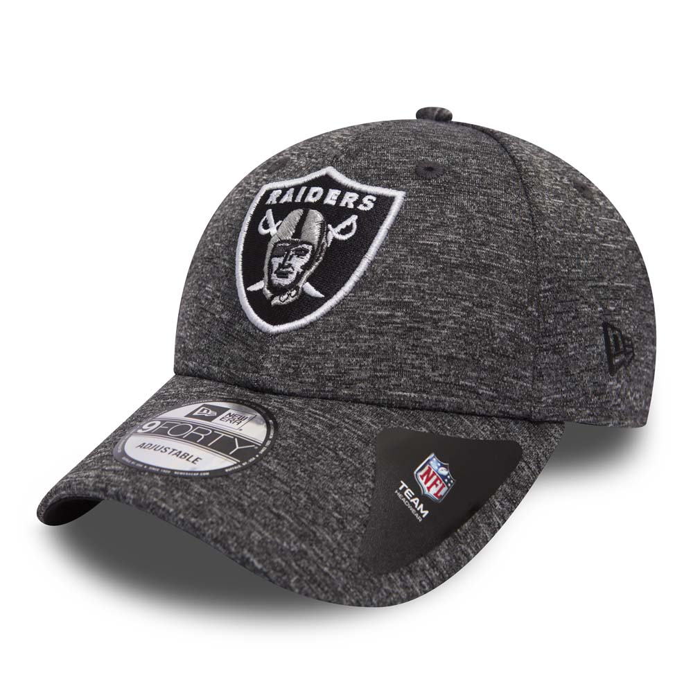 Oakland Raiders graphite New Era 59Fifty SHADOW TECH Cap 