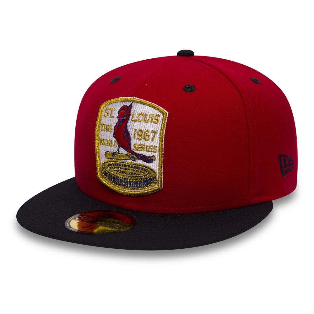 St. Louis Cardinals 1967 World Series Patch 59FIFTY, rojo