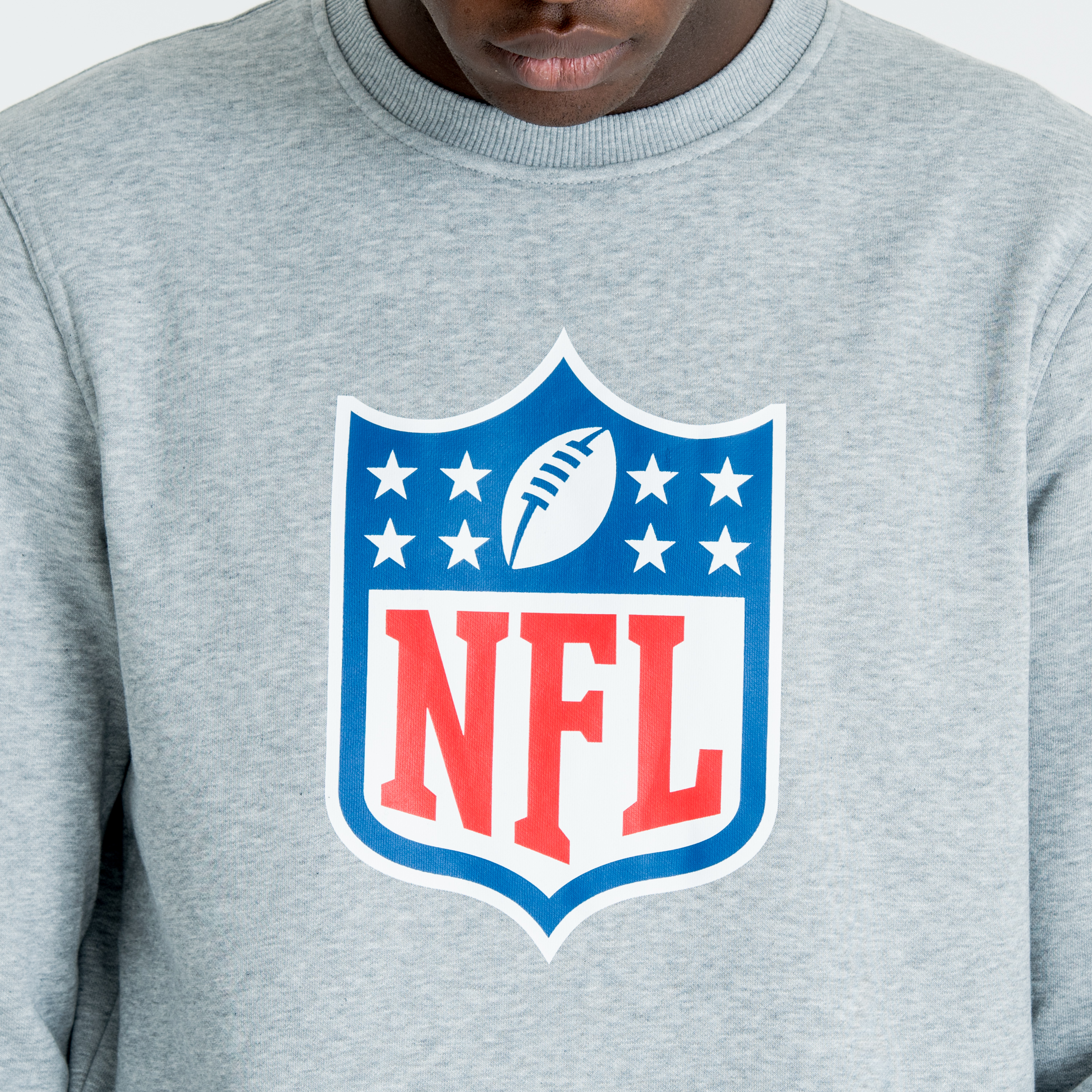 NFL Logo Heather Grey Crew Neck Sweatshirt