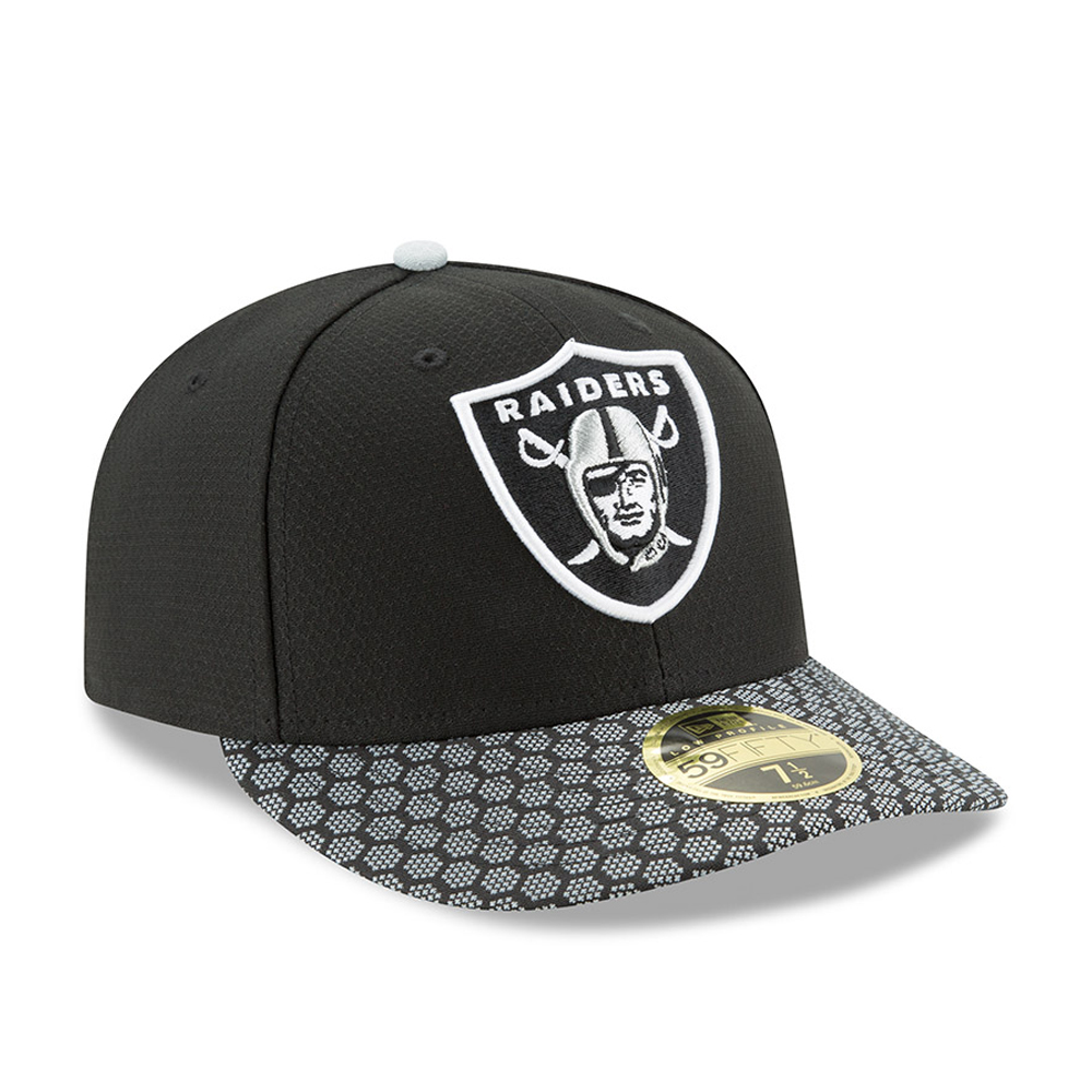 Black Sideline Oakland Raiders New Era 59Fifty Cap 
