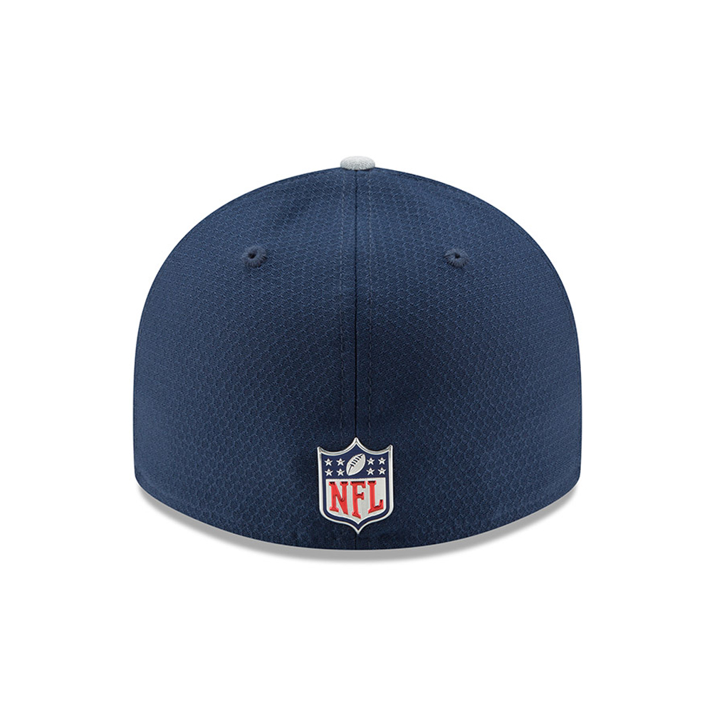 New England Patriots 2017 Sideline Low Profile 59FIFTY, azul marino
