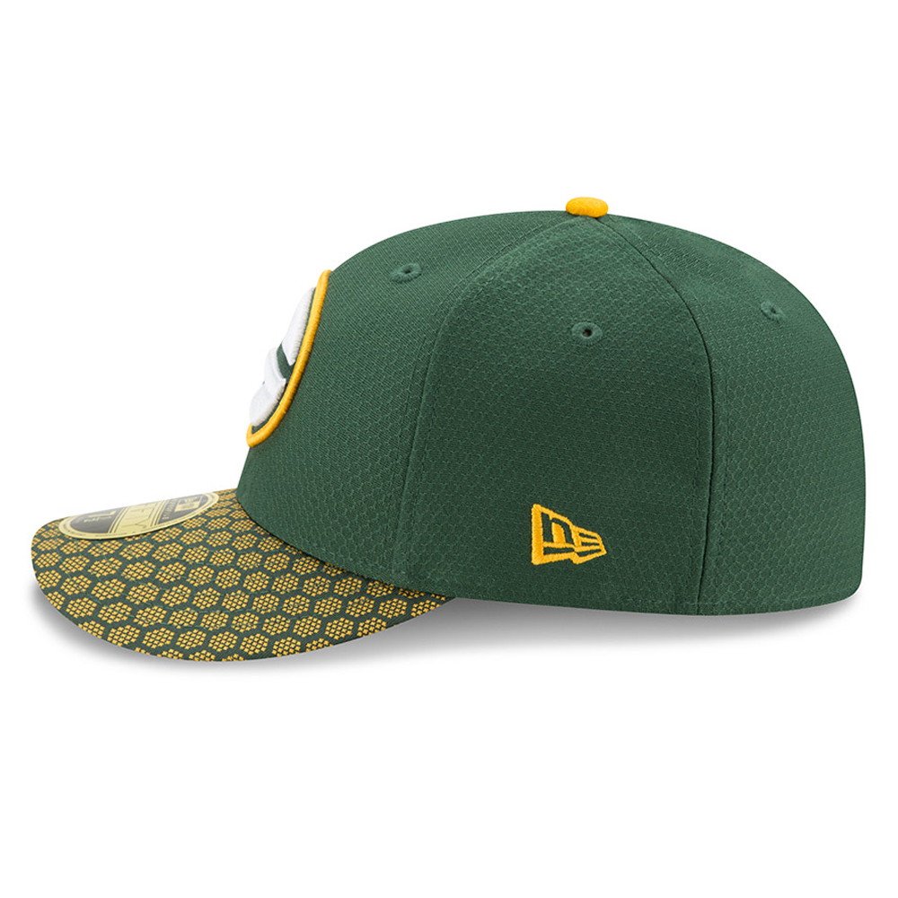 Green Bay Packers 2017 Sideline Low Profile 59FIFTY, verde