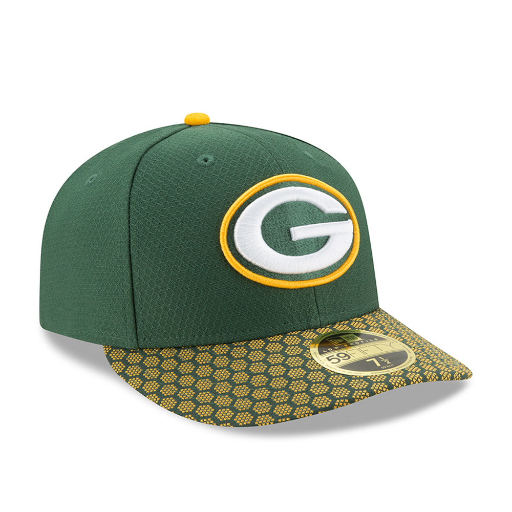 Green Bay Packers 2017 Sideline Low Profile 59FIFTY verde