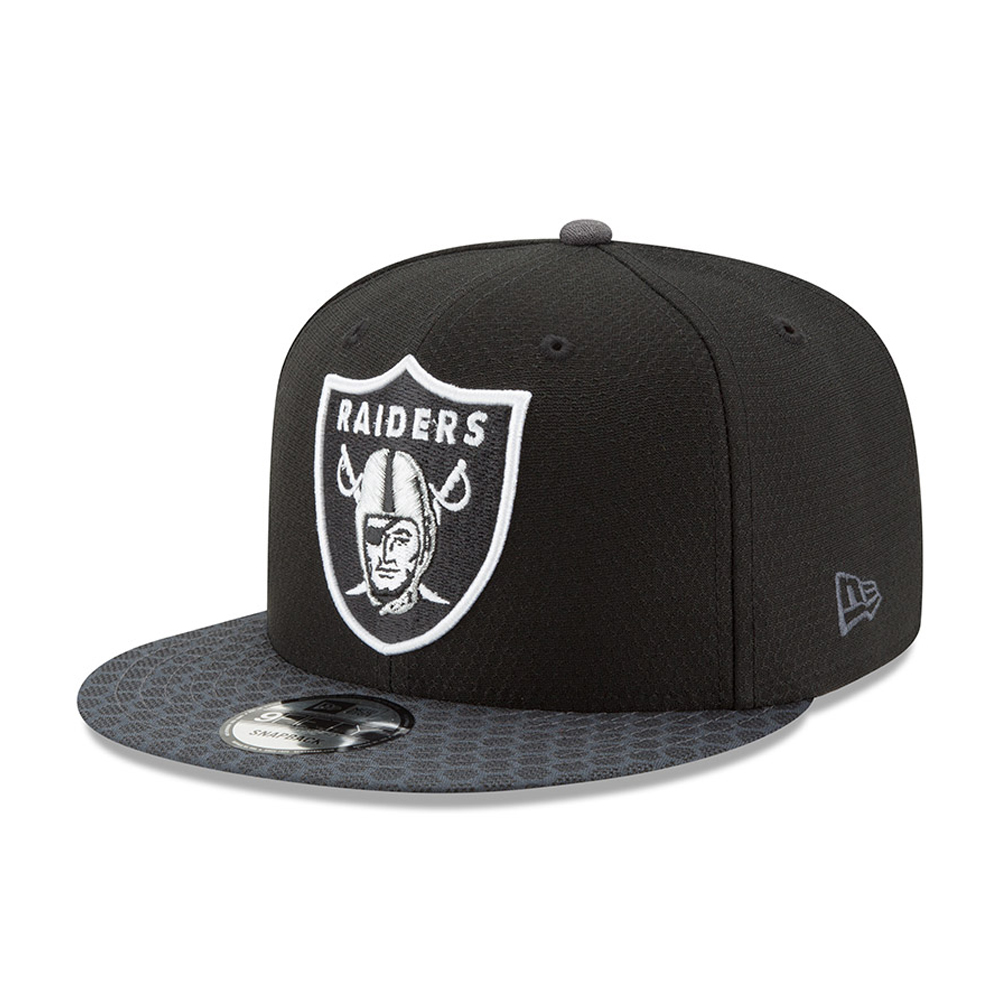 Cappellino con chiusura posteriore 9FIFTY Sideline dei Las Vegas Raiders nero