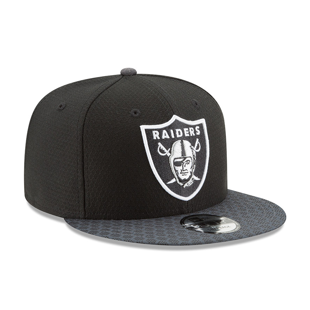 Cappellino con chiusura posteriore 9FIFTY Sideline dei Las Vegas Raiders nero