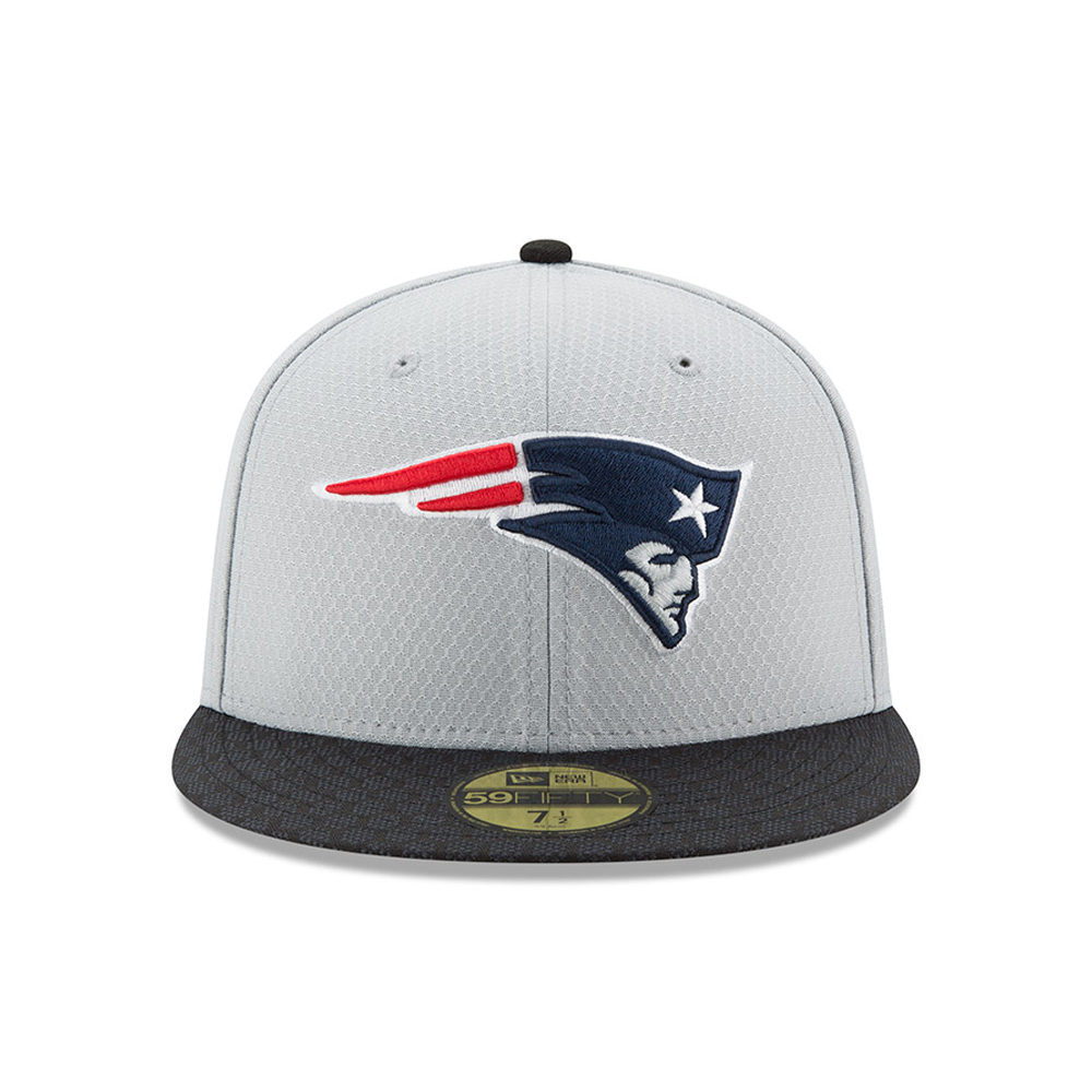59FIFTY– New England Patriots – 2017 Sideline – Grau