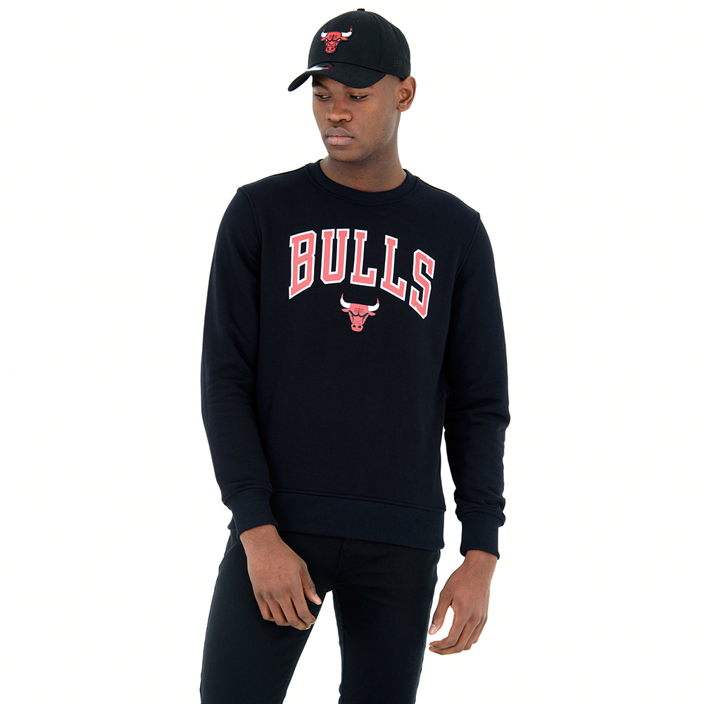 Cuello redondo Chicago Bulls Tip Off, negro