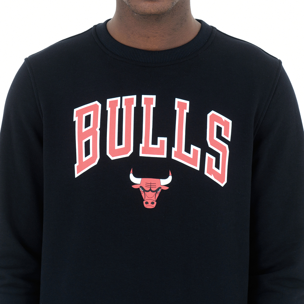 Cuello redondo Chicago Bulls Tip Off, negro