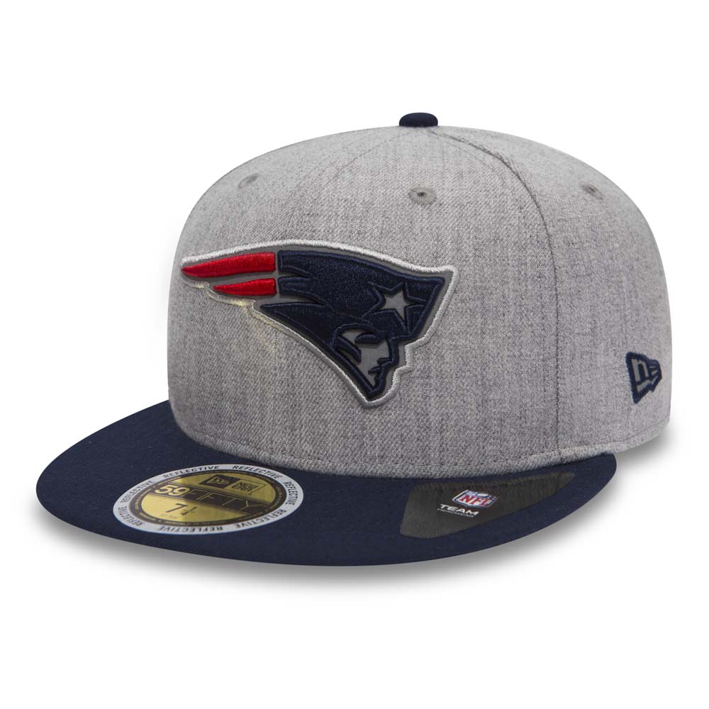 New England Patriots Essential 59FIFTTY gris chiné