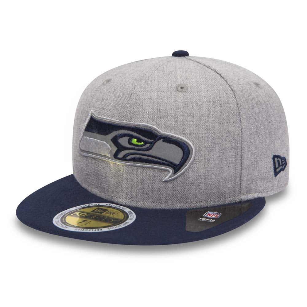 Seattle Seahawks Reflective 59FIFTY gris chiné