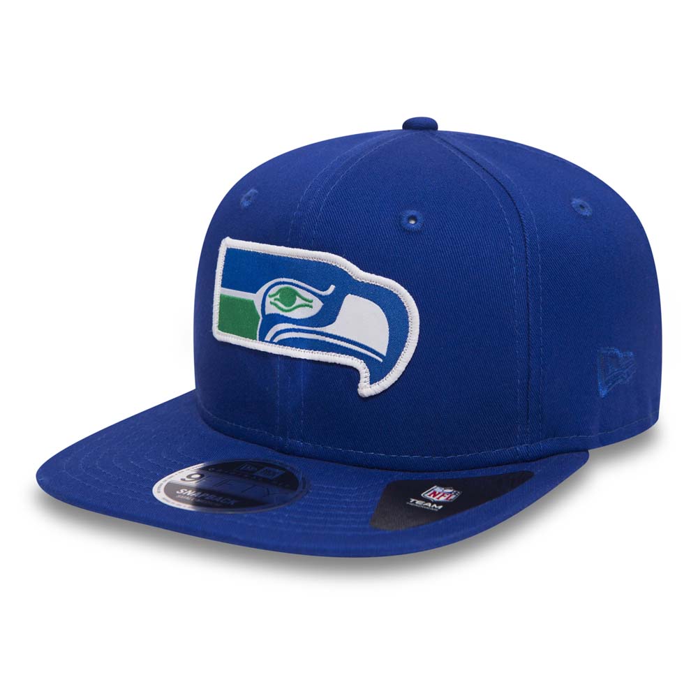 Seattle Seahawks Patch Original Fit 9FIFTY Snapback bleu