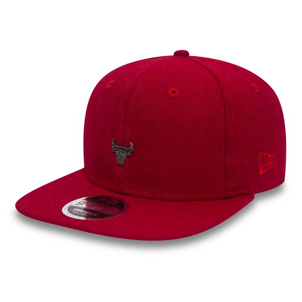 Chicago Bulls Pin Badge Original Fit 9FIFTY Snapback rouge