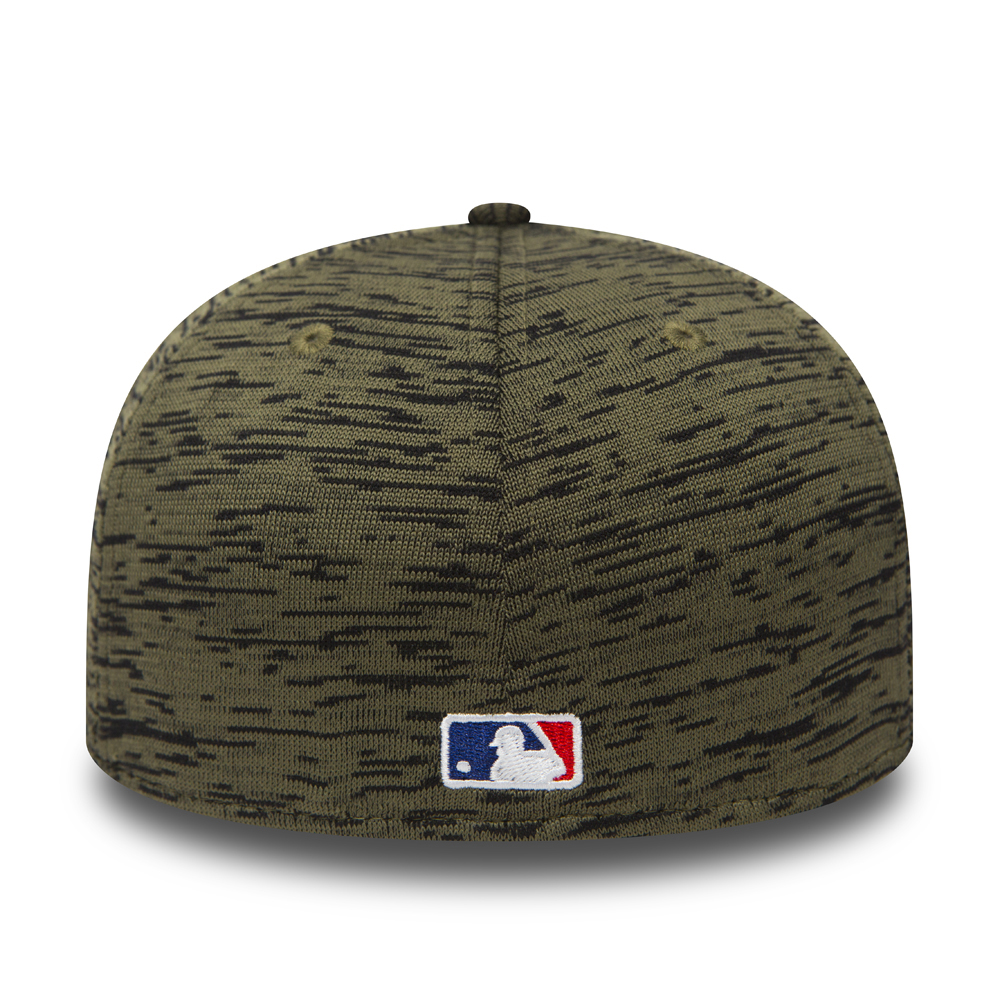 Los Angeles Dodgers Engineered Fit 59FIFTY, verde oliva