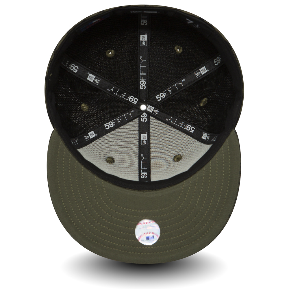 59FIFTY – Los Angeles Dodgers – Engineered Fit in Olivgrün