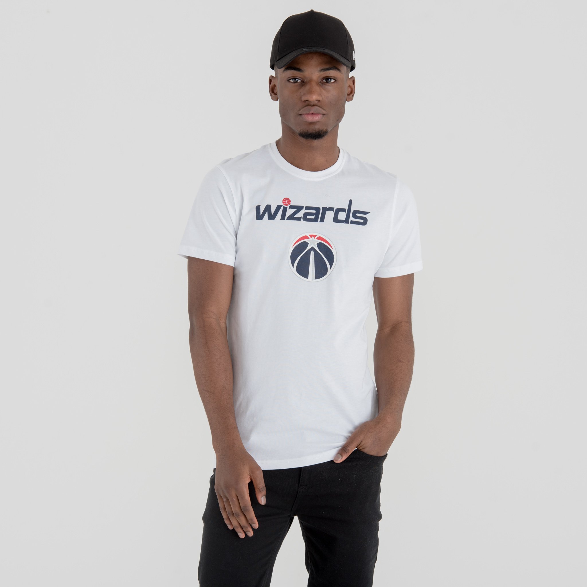 Washington Wizards NBA Team Logo White T-Shirt