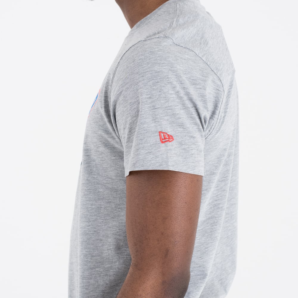 Oklahoma City Thunder NBA Team Logo Grey T-Shirt