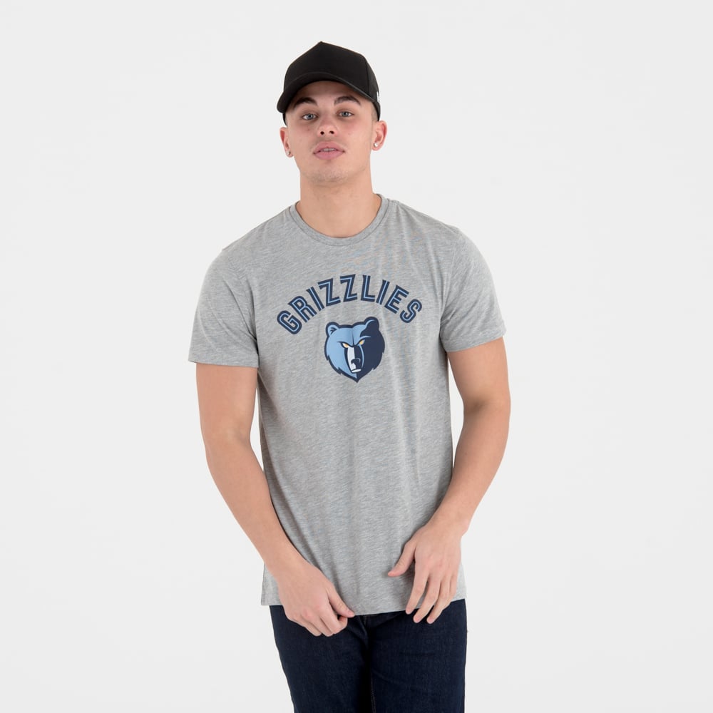 Memphis Grizzlies NBA Team Logo Grey T-Shirt