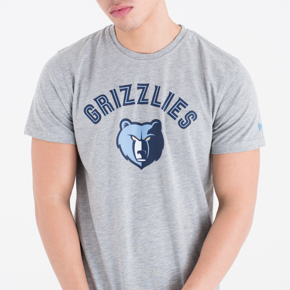 Memphis Grizzlies NBA Team Logo Grey T-Shirt