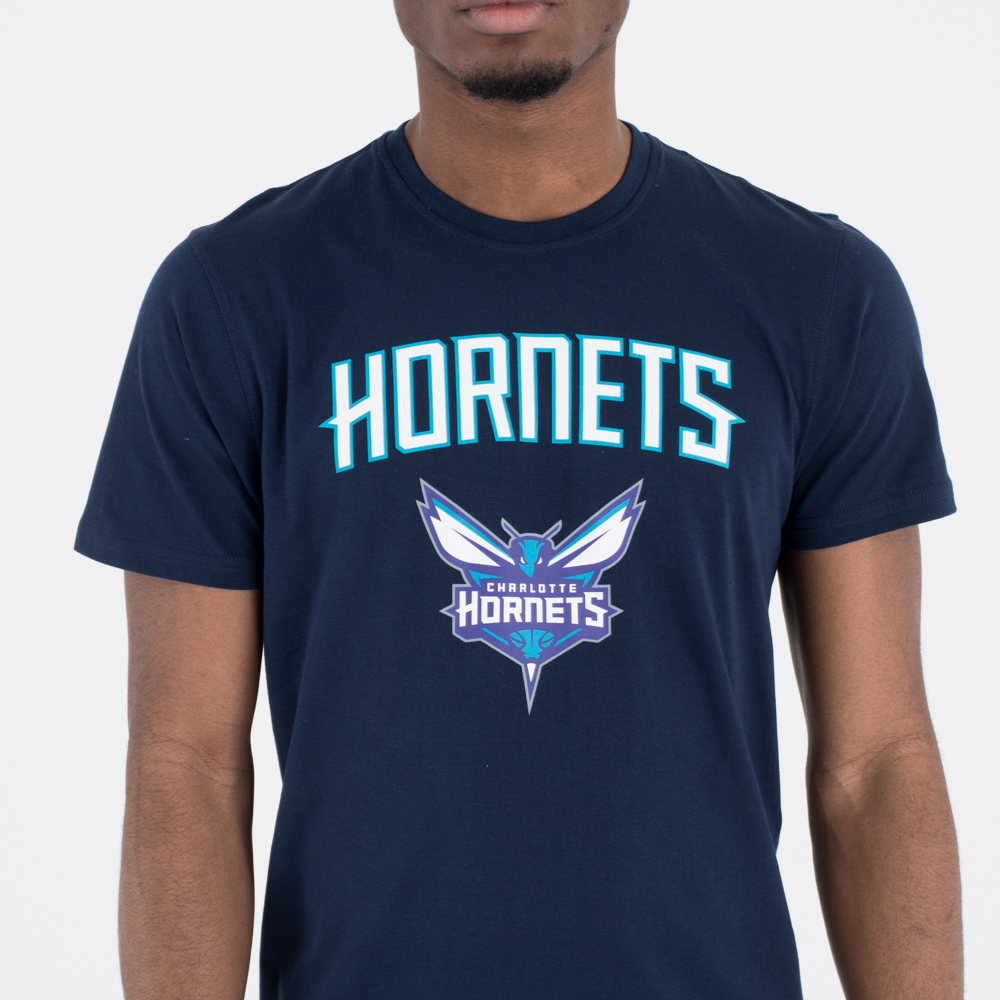 Charlotte Hornets Team Logo Navy T-Shirt